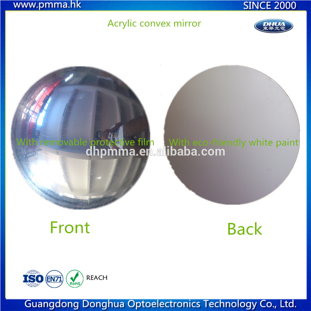 Acrylic convex mirror for lighting and decoration