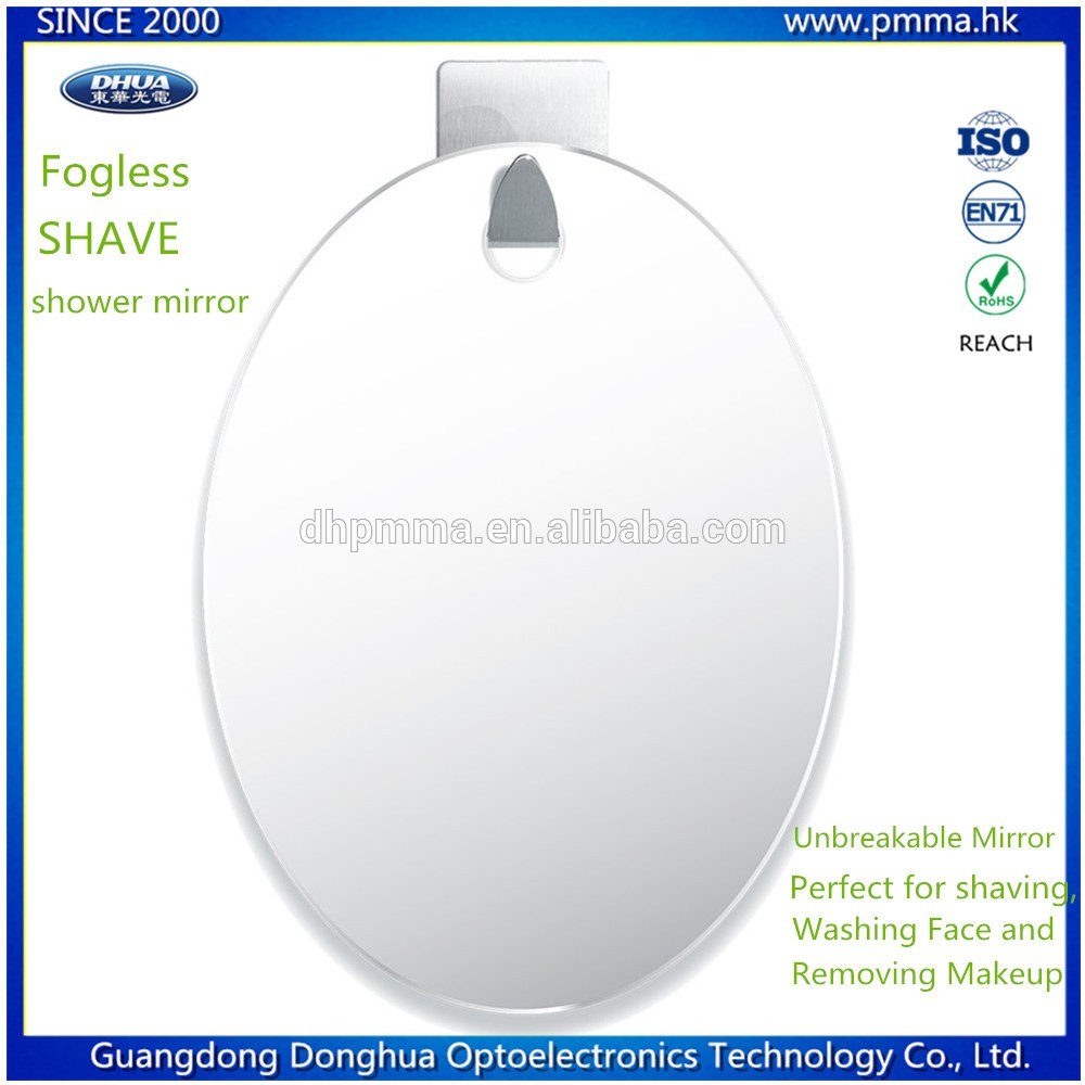 Hanging Shower Fogless Mirror - Anti Fog Shower Shaving Mirror