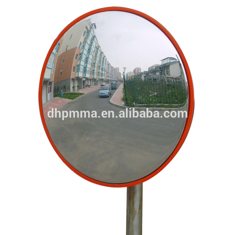Roadway traffic safety acrylic convex mirror indoor outdoor use