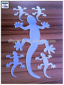 Gecko Acrylic Mirror with Self-adhesive Back for Wall Decoration