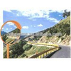 Outdoor convex mirror for road security in acrylic with PP back cover shatter proof