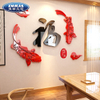 Popular Round Reflective Mirror Wall Sticker with Self-adhesive for Indoor Decoration