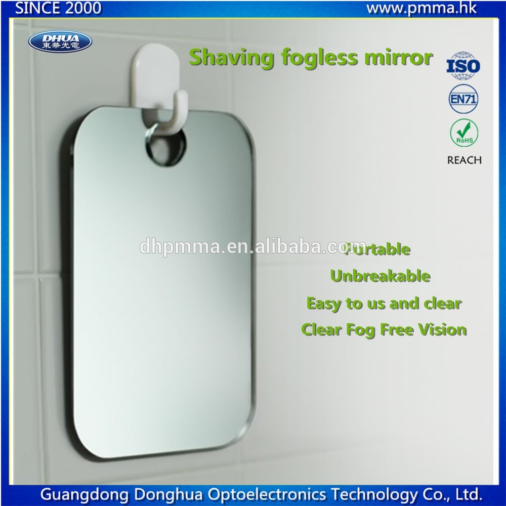Fogless Plastic Mirror Sheet