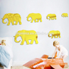 Children Room Safety Acrylic Wall Mirror Sticker with Self Adhesive Back Elephant Shape