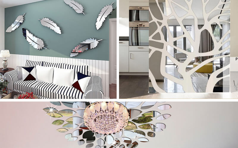 Acrylic mirror wall sticker is more and more popular