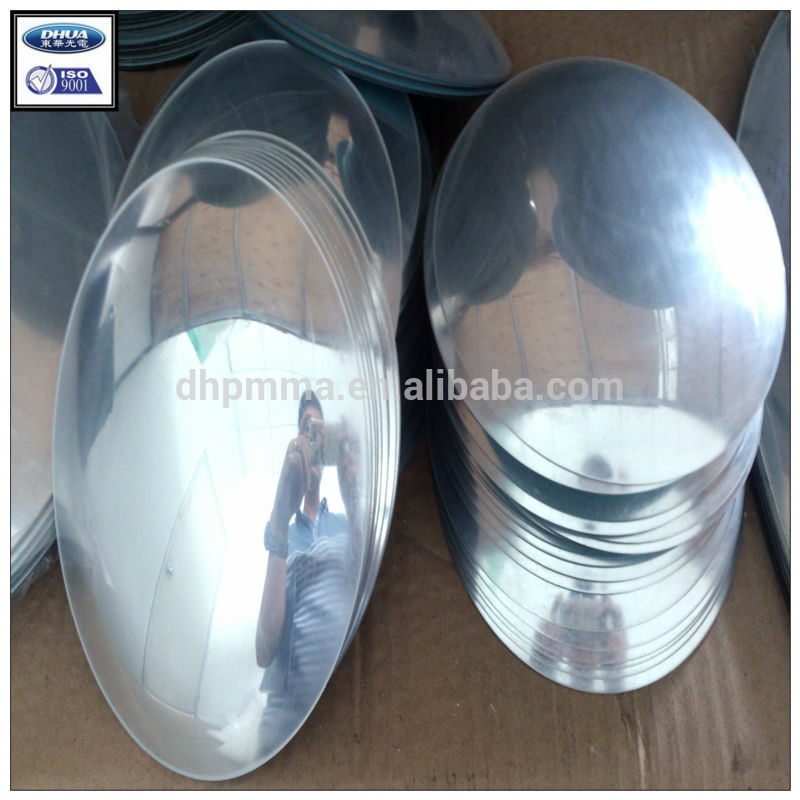 acrylic silver convex mirror for home decoration and eliminate blind spot