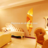 Feather Shaped Acrylic Safety Wall Mirror Sticker Decoration