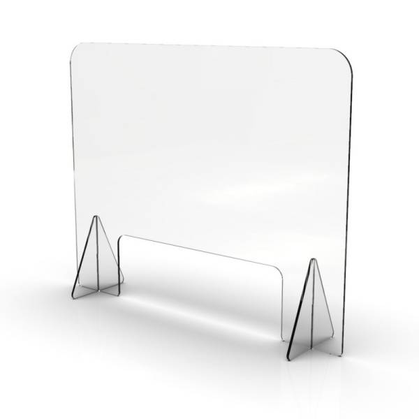  Clear Acrylic Barrier Sheets Sneeze Guards & Partitions for Counters, Offices