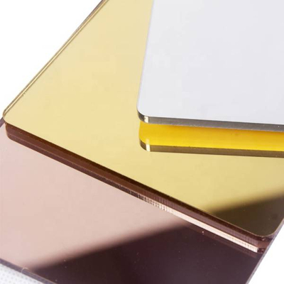 Tinted Gold Color Acrylic Mirror Sheet Wholesale